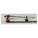 33-Inch U.S.M.C. Civil War Sword with Scabbard