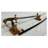 36-Inch Imperial German Cavalry Sword with Scabbard
