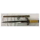 14-Inch German WWII Dress Dagger with Scabbar