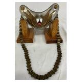 WWII German Reichskriegbund Gorget with Iron Cross Chain