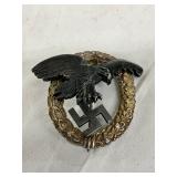 WWII German Early Observer Badge with Eagle and Laurel Wreath Design