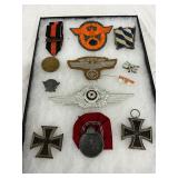 11 WW2 German Medals, Badges, and Insignias