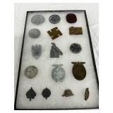 16 German WWII Military Medals and Insignia