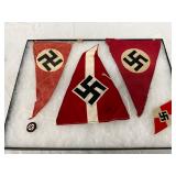 5 German WW2 Flags and Insignia