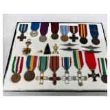 24 Italian WW2-Era Medals and Insignia
