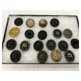 WWII German Wound Badges Collection, Set of 19
