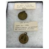 Two Uruguay Commemorative Medals – Italian Heritage, 1896 and 1920