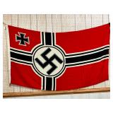 WWII German Reich War Flag, 38in x 65in