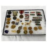 40 WWII-Era U.S. Military Medals, Insignia, and Ribbons