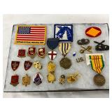 25 WW2-Era Military Badges, Medals, and Patches