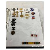 Early 20th-Century Military Medals, Pins, and Correspondence Collection