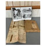 Korean War-Era 3rd Infantry Division Book and Map Set