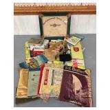 Early World War II Era Maps, Literature, and Certificate