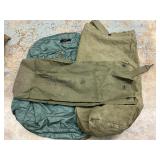 Three Early WW2 Military Items, Including Canvas Bags