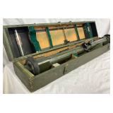 Early WWII British Rangefinder No. 12 Mk VIII with Wood Transit Case