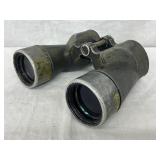 USN WWI Binoculars with Metal Housing