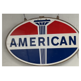 American  DSP Sign with Original Hanger 72×48 