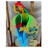 Polly Parrot Shoes DS 4-Color Neon Porc. Sign 34×54