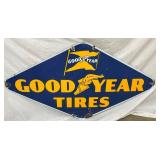 SSP Goodyear Tires Diamond Sign, 60in x 32in
