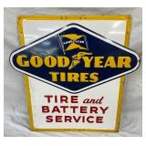 Goodyear Tires Emb. Sign, 30×30 Inches