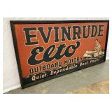 Rare Evinrude Elto Outboard Motors Dealer Sign 72×36 