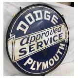 42in. DSP Dodge Plymouth Dealer Sign with Hanger