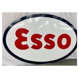 1953 Esso Porcelain DS Sign, 5′ x 7′