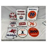 Group Photo - Porc. Gas Pump Plates 