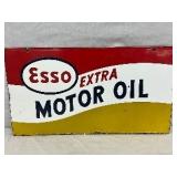 Esso Extra Motor Oil DSP Advertising Sign, 22in x 12in