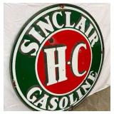 48in.  Sinclair HC Gasoline DSP Sign 