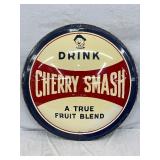 1953 Emb. ‘Cherry Smash’ Fruit Drink Convex Sign