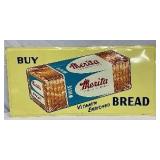 Emb Merita Bread Sign with loaf, 44 x 21 Inches