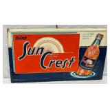 41×23 Suncrest Emb Metal Sign with Self-Framed Edge 