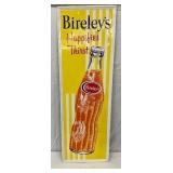 Emb. Bireley’s Vertical Sign by Stout Sign Co.with Bottle Design, 18×54.5in. 