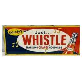 Emb Sign for Whistle Sparkling Orange Beverage, 30×12 