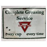 40×28 Porc. Conoco Marland Oils Sign