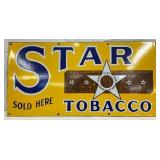 SSP ‘Star Tobacco’ Advertising Sign, 24 x 12 Inches