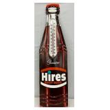 Hires Root Beer Die-Cut Convex Bottle Thermometer, 8 x 28 