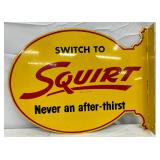 Squirt Soda DS Flange Sign, 17 1/2 x 13 1/2in. 