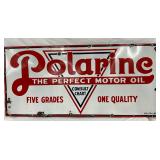 SSP Polarine Motor Oil Advertising Sign, 60in x 28in