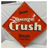 Emb. 57×57 Orange-Crush Self-Framed Diamond Sign