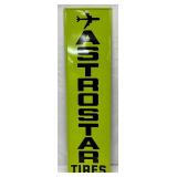 Astrostar Tires Self-Framed Metal  Vertical Sign, 16in x 60in
