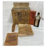 Stella Vitae Thatcher Medicine Lot with Original Box and 11 Medicine Bottles