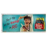 28x12 Royal Crown Cola CB  Advertising Sign 