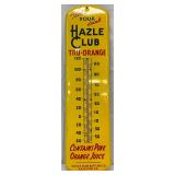 Hazle Club Tru-Orange Thermometer, 7 x 27