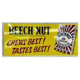 Beech-Nut Chewing Tobacco Sign, 27 x 11 
