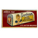 1957 Sunbeam Bread Emb. Sign, 72 x 35.5in. 