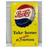 Pepsi-Cola Rack DS Sign, 8 1/2 x 14 