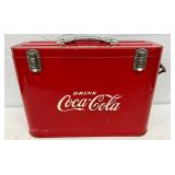 Coca-Cola Airline Cooler with Opener and Embossed Letters