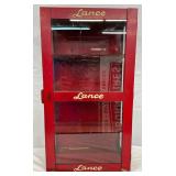 Orig. Lance Metal Display Cabinet, 15 x 27 Inches